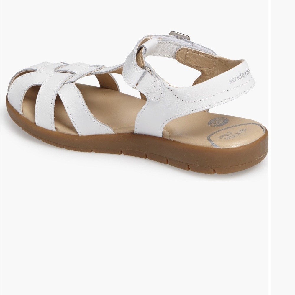 BNIB Stride Rite White Sandals sz 12.5 - Picture 2 of 10